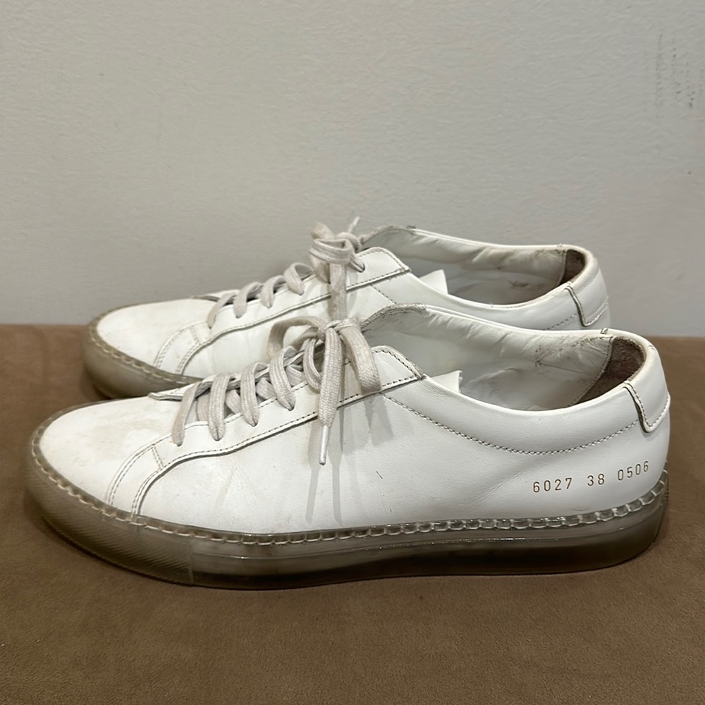 Common Projects Original Achilles Transparent Sole